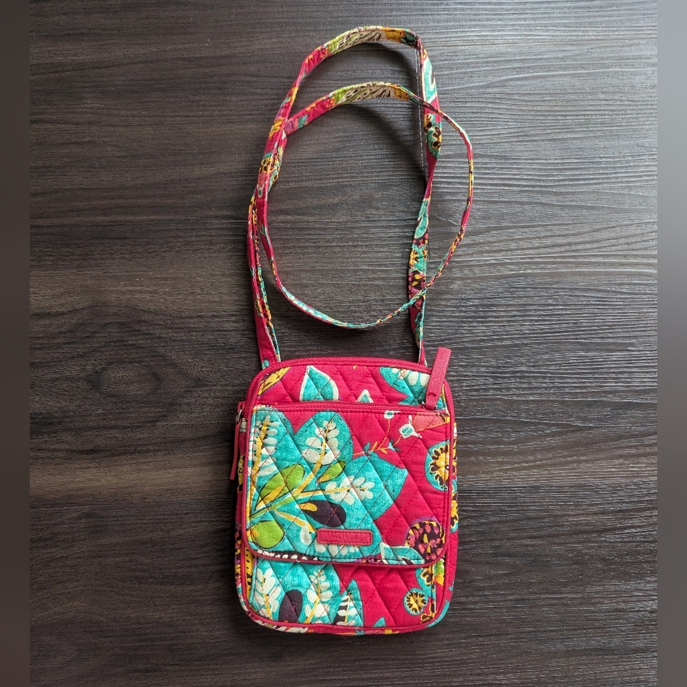 Vera Bradley Mini Hipster Crossbody Bag Retired Rumba Print Y2K Resort Beach
